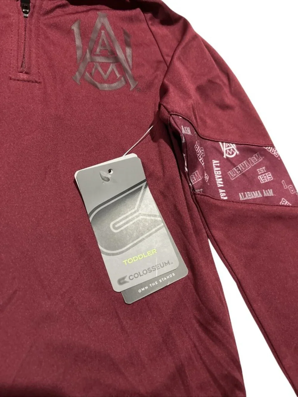 New Alabama A&M Colosseum Hooded Shirt Toddler 3T
